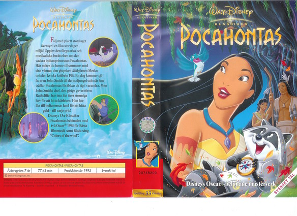 20745200 POCAHONTAS (VHS) NYARE