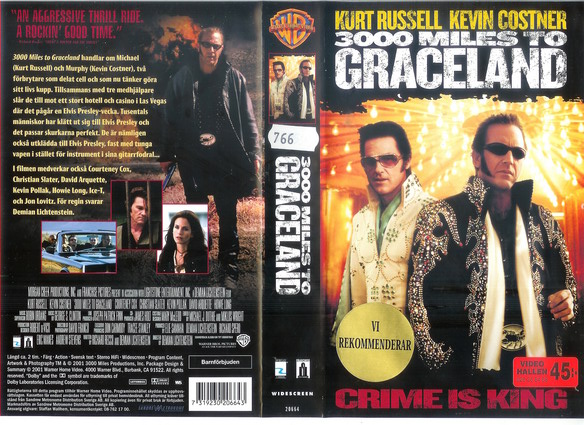 20664 3000 MILES TO GRACELAND (VHS)