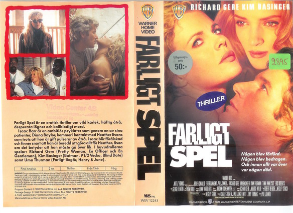 FARLIGT SPEL (VHS)