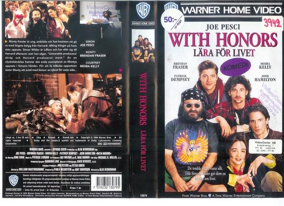 13079 WITH HONORS - lära för livet (VHS)