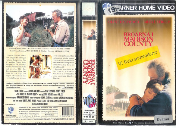 13772 BROARNA I MADISON COUNTY (VHS)