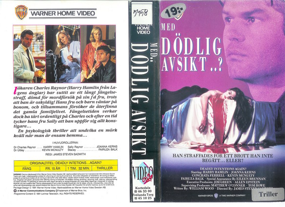 MED DÖDLIG AVSIKT (VHS)