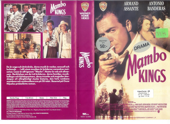 12308 MAMBO KINGS (VHS)