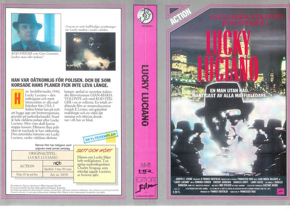 11458 LUCKY LUCIANO (vhs)