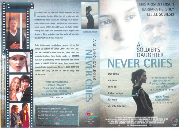 A SOLDIER'S DAUGHTER NEVER CRIES (Vhs-Omslag)