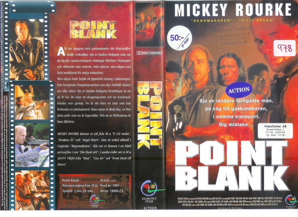 19000 POINT BLANK (VHS)
