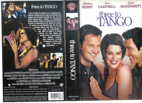 16986 THREE TO TANGO (VHS)