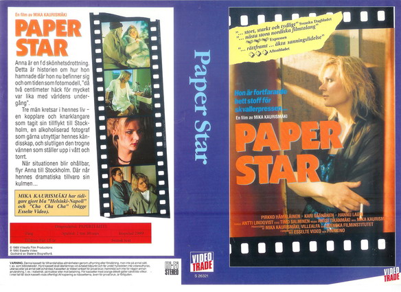 PAPER STAR (vhs-omslag)