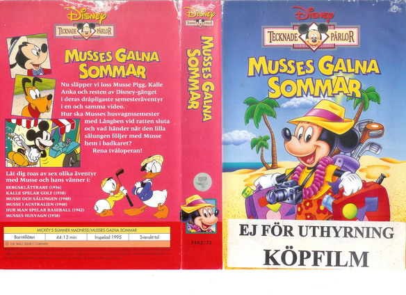 7462/73 MUSSES GALNA SOMMAR (VHS)