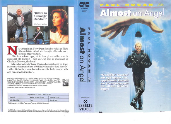 ALMOST AN ANGEL (Vhs-Omslag)