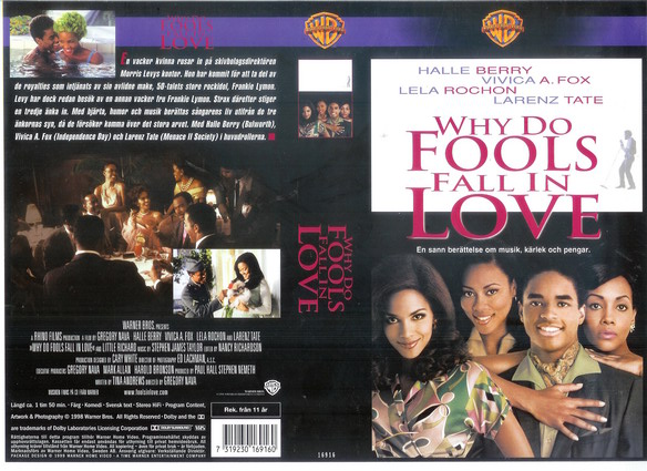 WHY DO FOOLS FALL IN LOVE (vhs)