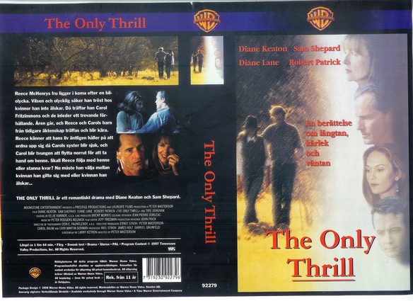 ONLY THRILL (vhs-omslag)
