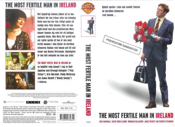 MOST FERTILE MAN IN IRELAND (vhs-omslag)