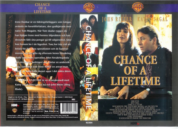 CHANCE OF A LIFETIME (VHS)