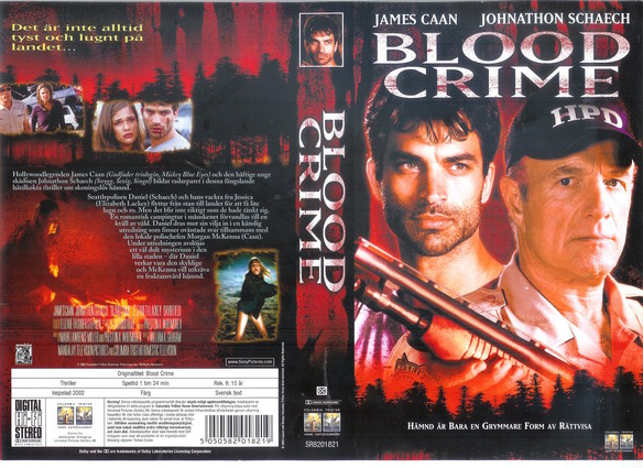 BLOOD CRIME (Vhs-Omslag)