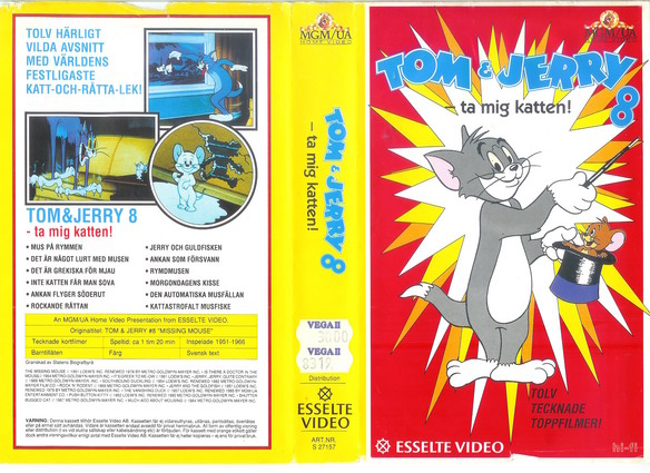 TOM & JERRY 8  (VHS)