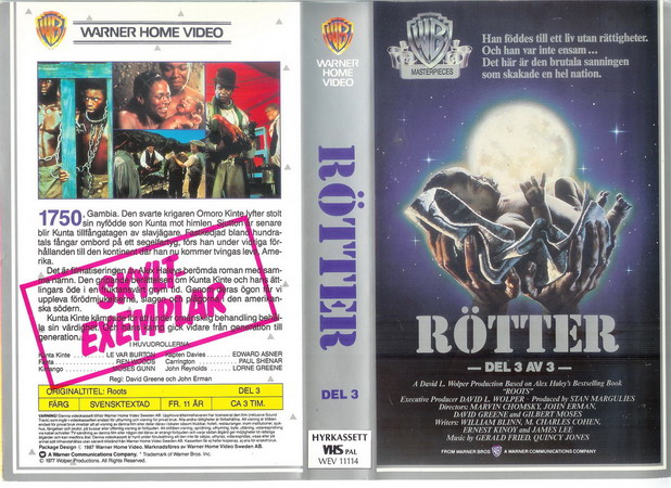 11114 RÖTTER DEL 3 (VHS)