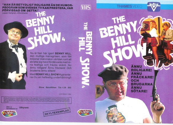 BENNY HILL SHOW 4 (Vhs-Omslag)