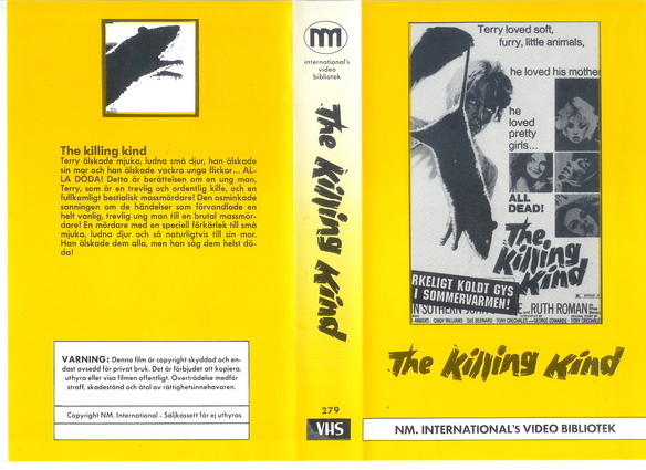 279 KILLING KIND  (VHS)