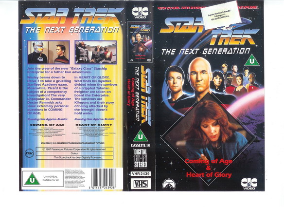 STAR TREK TNG Vol 10 (VHS)(UK-IMPORT)