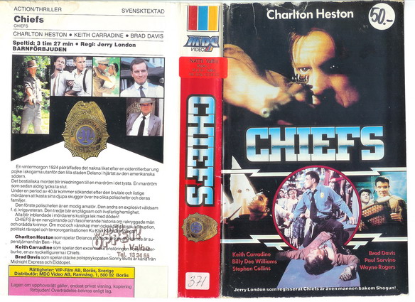 CHIEFS (Vhs-Omslag)