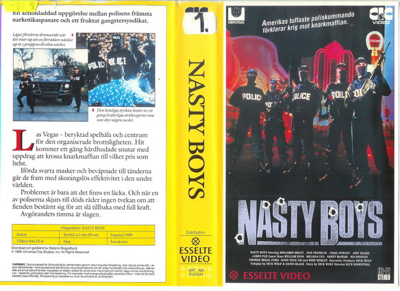 22244 NASTY BOYS (VHS)