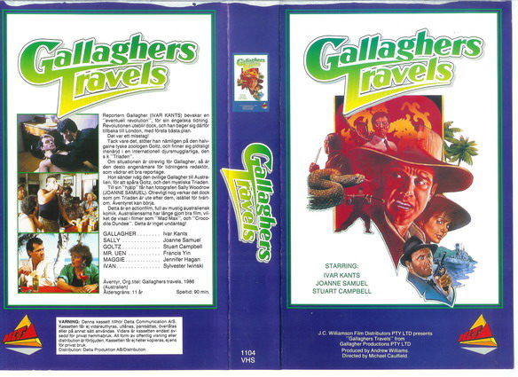1104-GALLAGHERS TRAVELS (VHS)