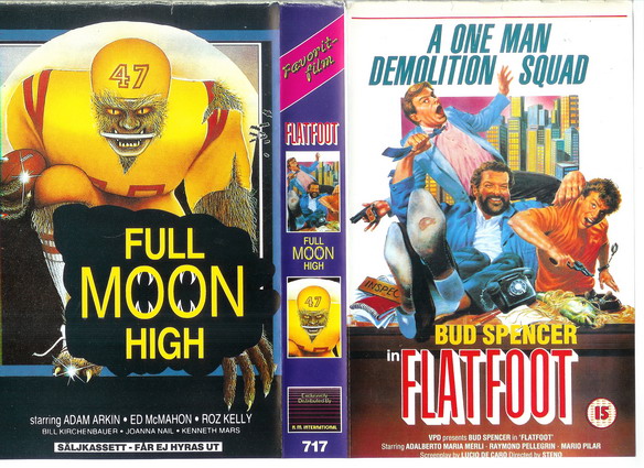 717 FLATFOOT/FULL MOON HIGH (VHS)