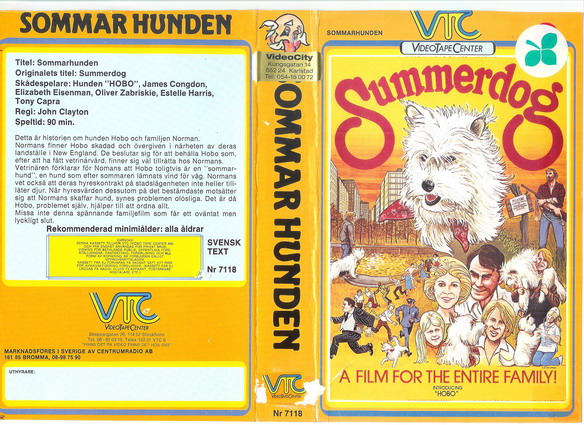 7118 sommarhunden (VHS)