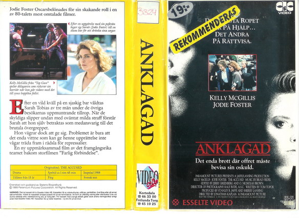 21166 ANKLAGAD (VHS)