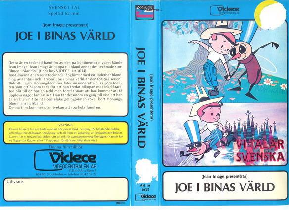 1035 JOE I BINAS VÄRLD (VHS)
