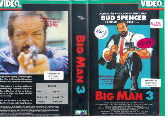 BIG MAN 3(vhs omslag)