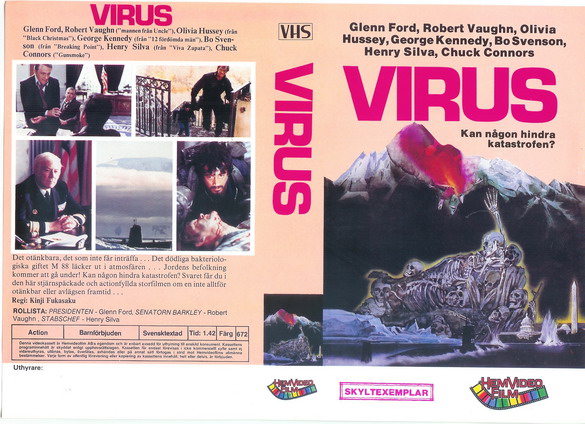 VIRUS - slitet (Vhs-Omslag)