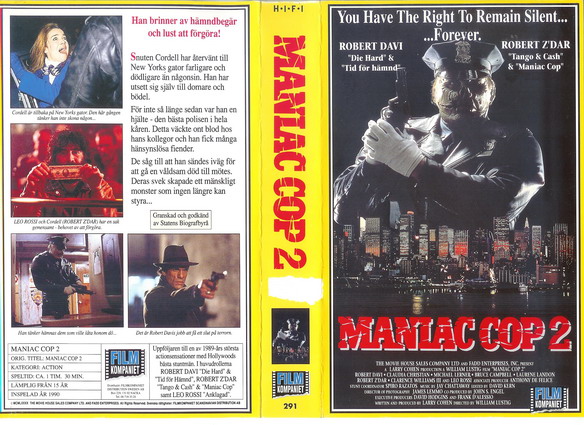 291 Maniac Cop 2 (VHS)