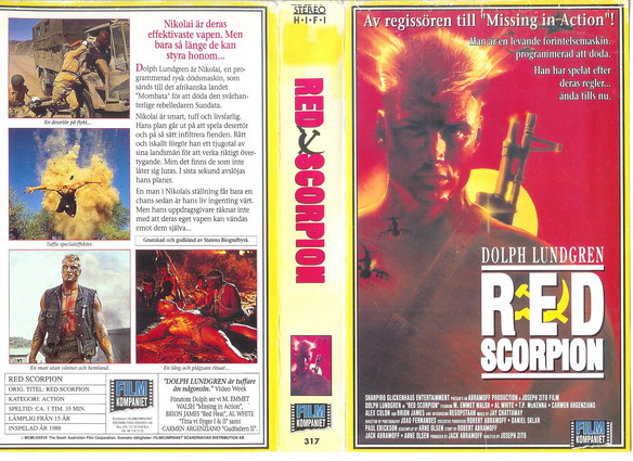 317 Red Scorpion (VHS)