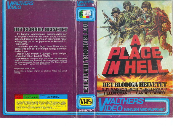 46-DET BLODIGA HELVETET (VHS)