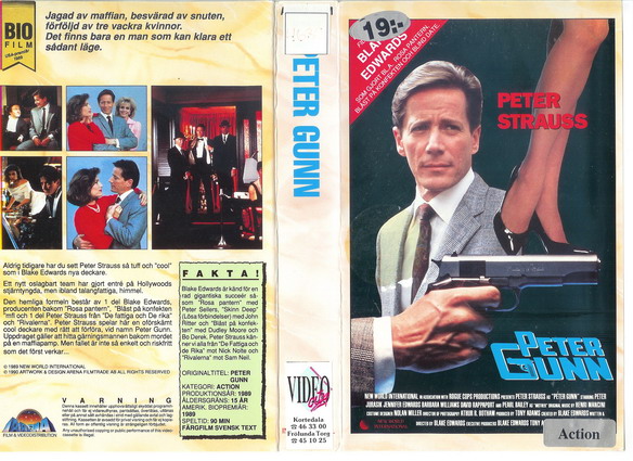 PETER GUNN (VHS)