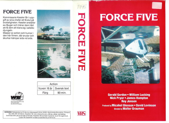 FORCE FIVE (VHS)