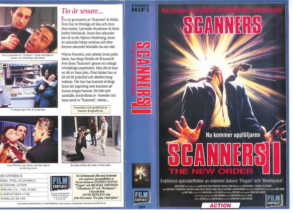 289 Scanners 2 (VHS)