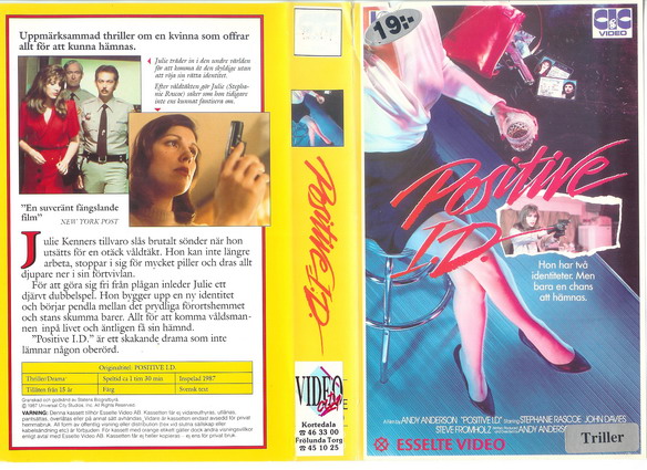 22141 POSITIVE I.D (VHS)