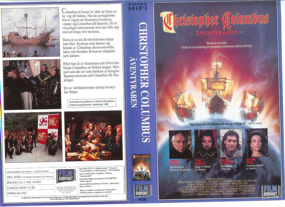 438 CHRISTOPHER COLUMBUS:äventyraren (VHS)