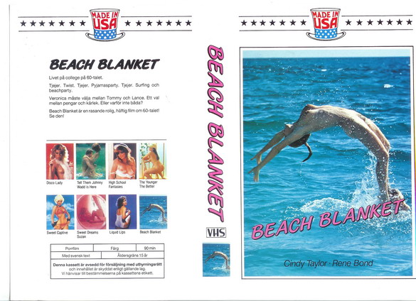 BEACH BLANKET (vhs-omslag)