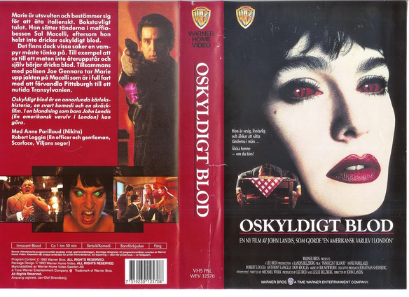 12570 OSKYLDIGT BLOD (VHS)