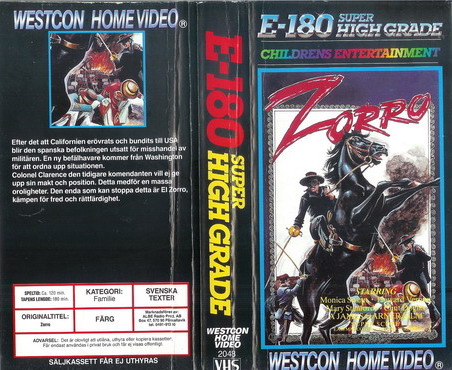 2048 ZORRO (VHS)