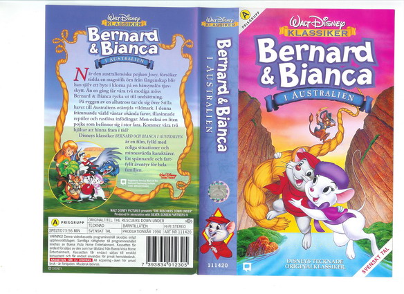 BERNARD & BIANCA I AUSTRALIEN (VHS)