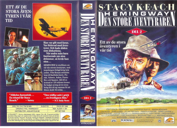 7508 HEMINGWAY DEN STORE ÄVENTYRAREN DEL 2 (VHS)