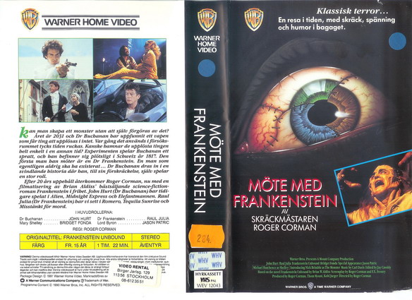 möte med frankenstein (VHS)