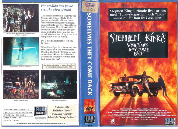 396 Sometimes They Come Back (VHS)