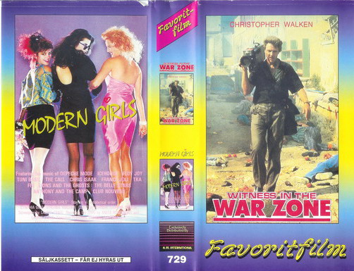 729 witness in the warzone/modern girls (VHS)