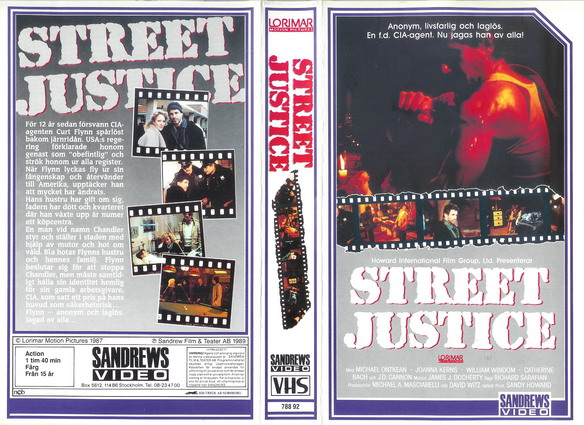 STREET JUSTICE (VHS)